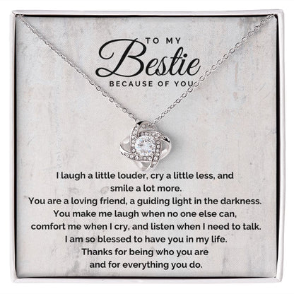 To My Bestie - Because of You I Cry a Little Less (SH)