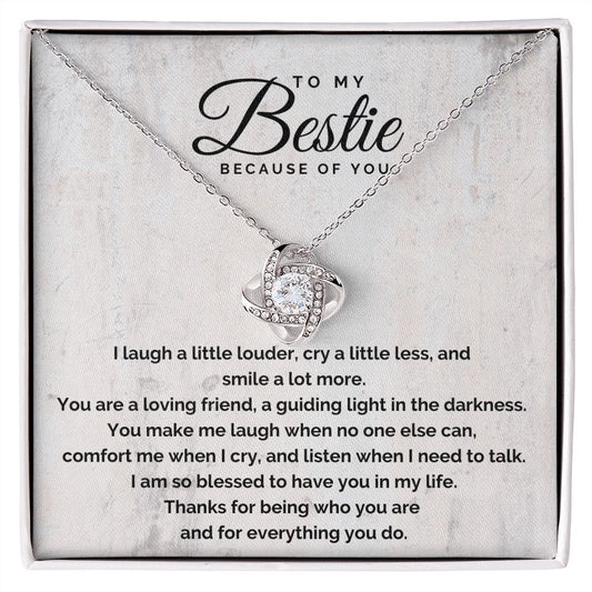 To My Bestie - Because of You I Cry a Little Less (SH)