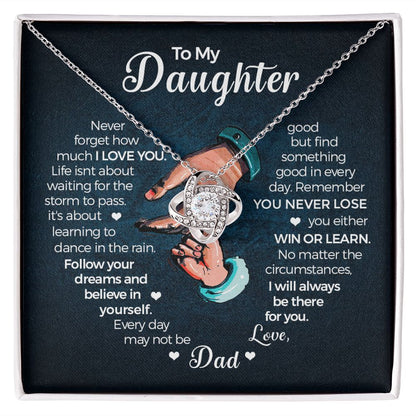 To My Daughter From Dad - Follow Your Dreams (ETSY)