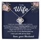 To My Wife - Standing Together in the Good and the Bad (ETSY)