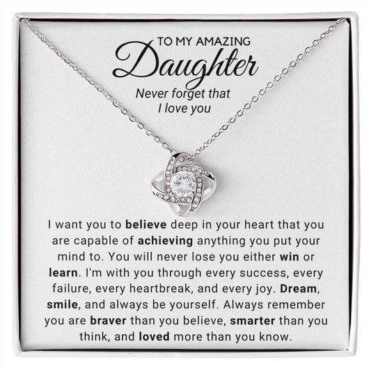 To My Daughter - I Am With You Through Every Success