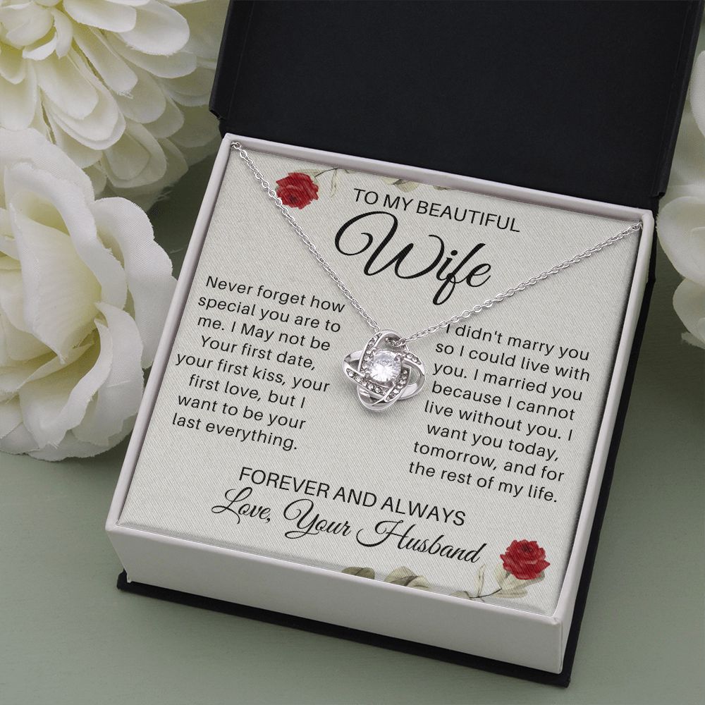 To My Wife - Forever and Always - roseversion (ETSY)