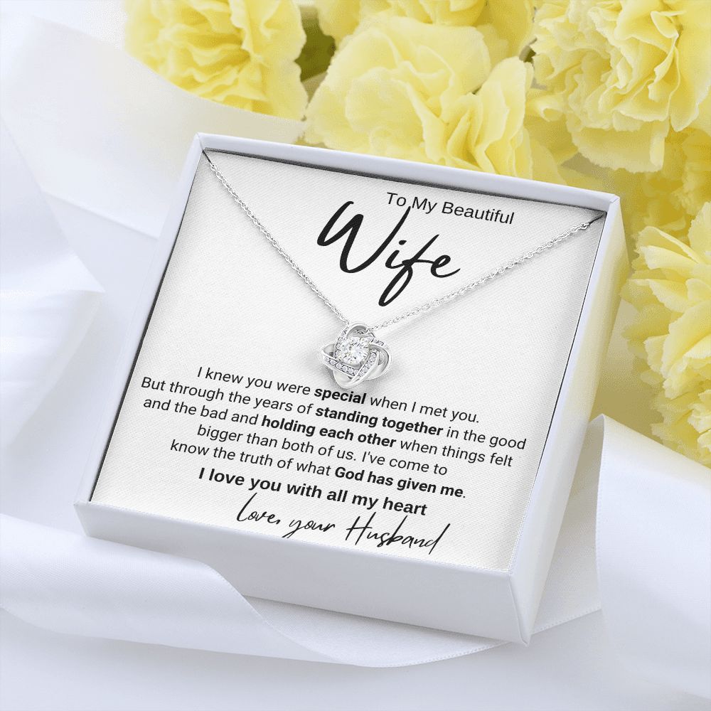 To My Wife - I Knew You Were Special When I Met You