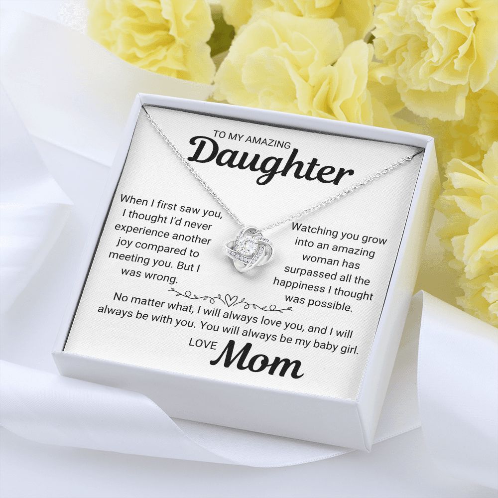 To my daughter necklace