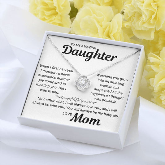 To my daughter necklace