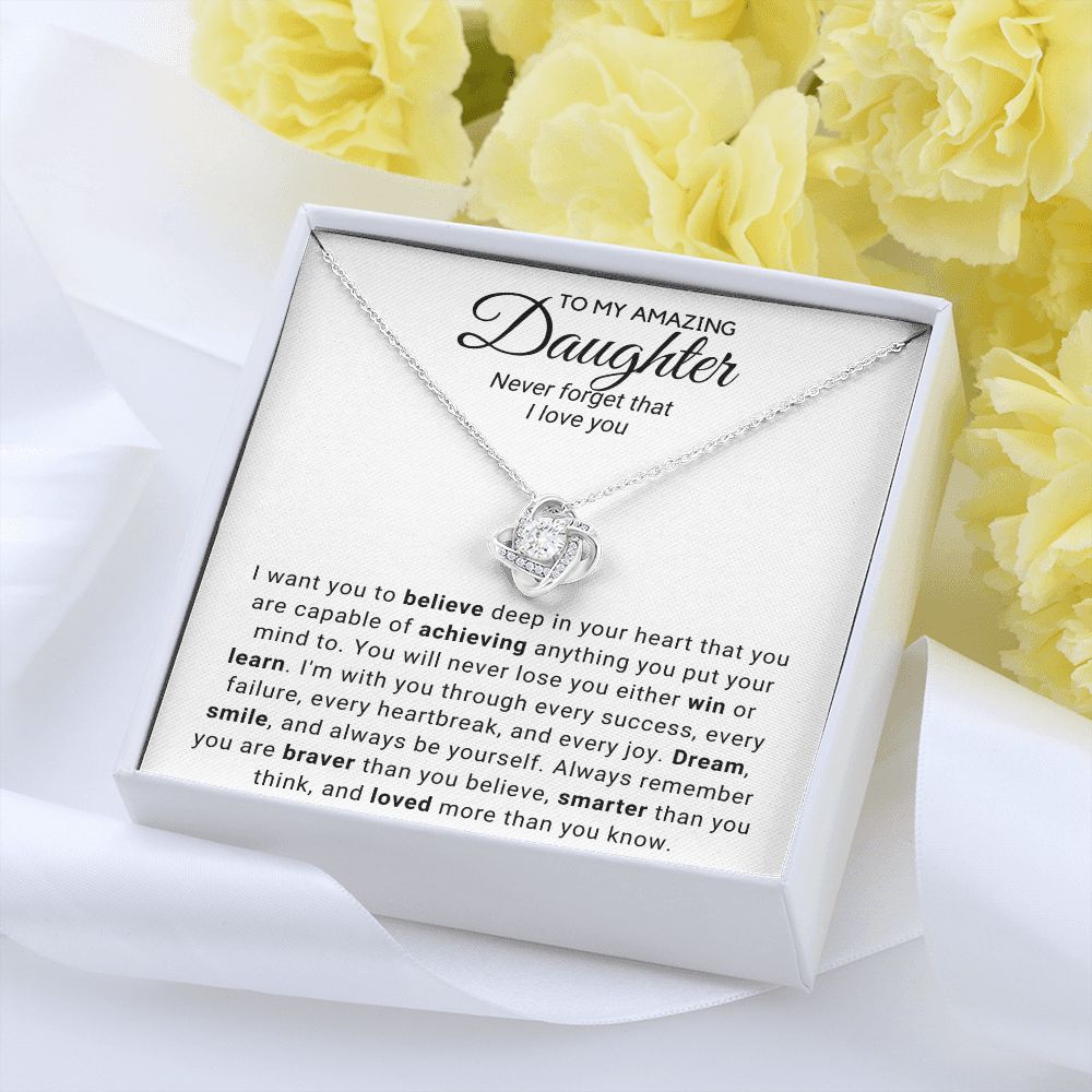 To My Daughter - I Am With You Through Every Success