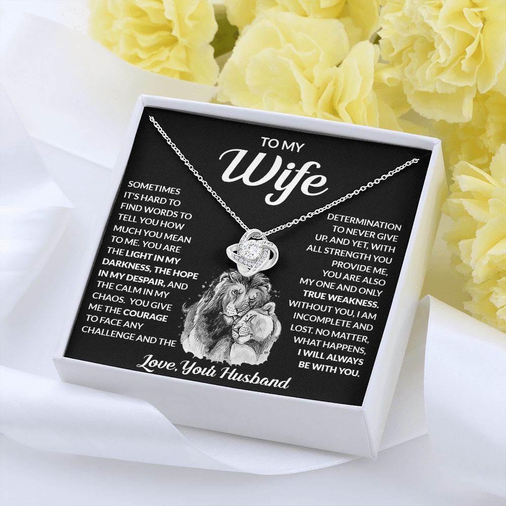 [ALMOST SOLD OUT] To My Wife "Calm in My Chaos" Necklace