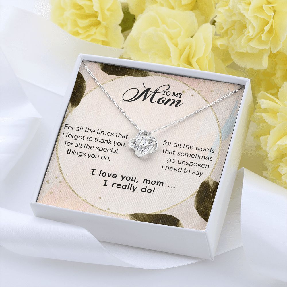 To My Mom-I Love You