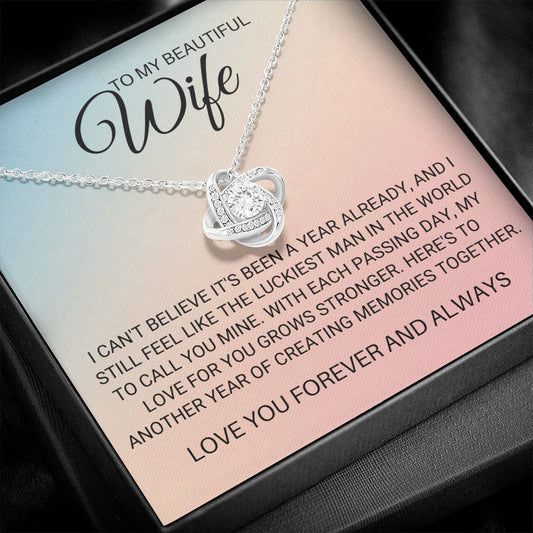 To My Wife - One Year Anniversary(ETSY)