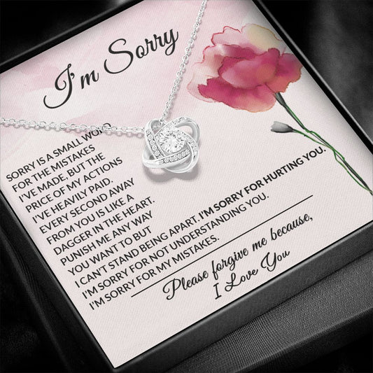 I Am Sorry - pink rose (ETSY)