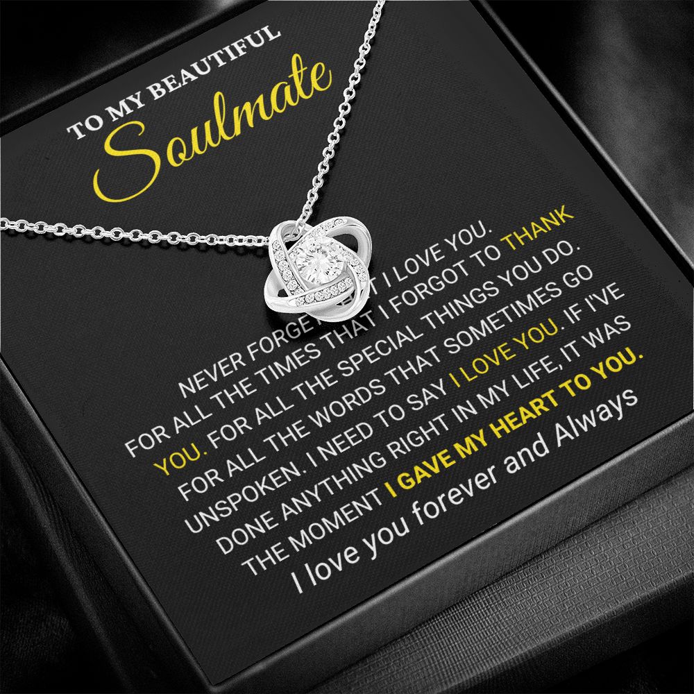 To My Soulmate- Never Forget That I Love You (ETSY)