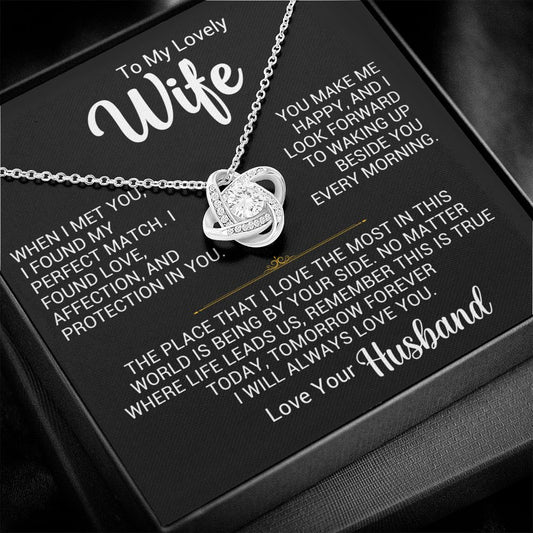To My Wife_I Found My Perfect Match (ETSY)
