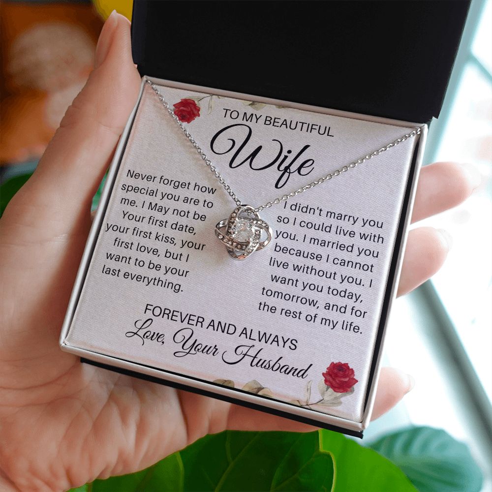 To My Wife - Forever and Always - roseversion (ETSY)