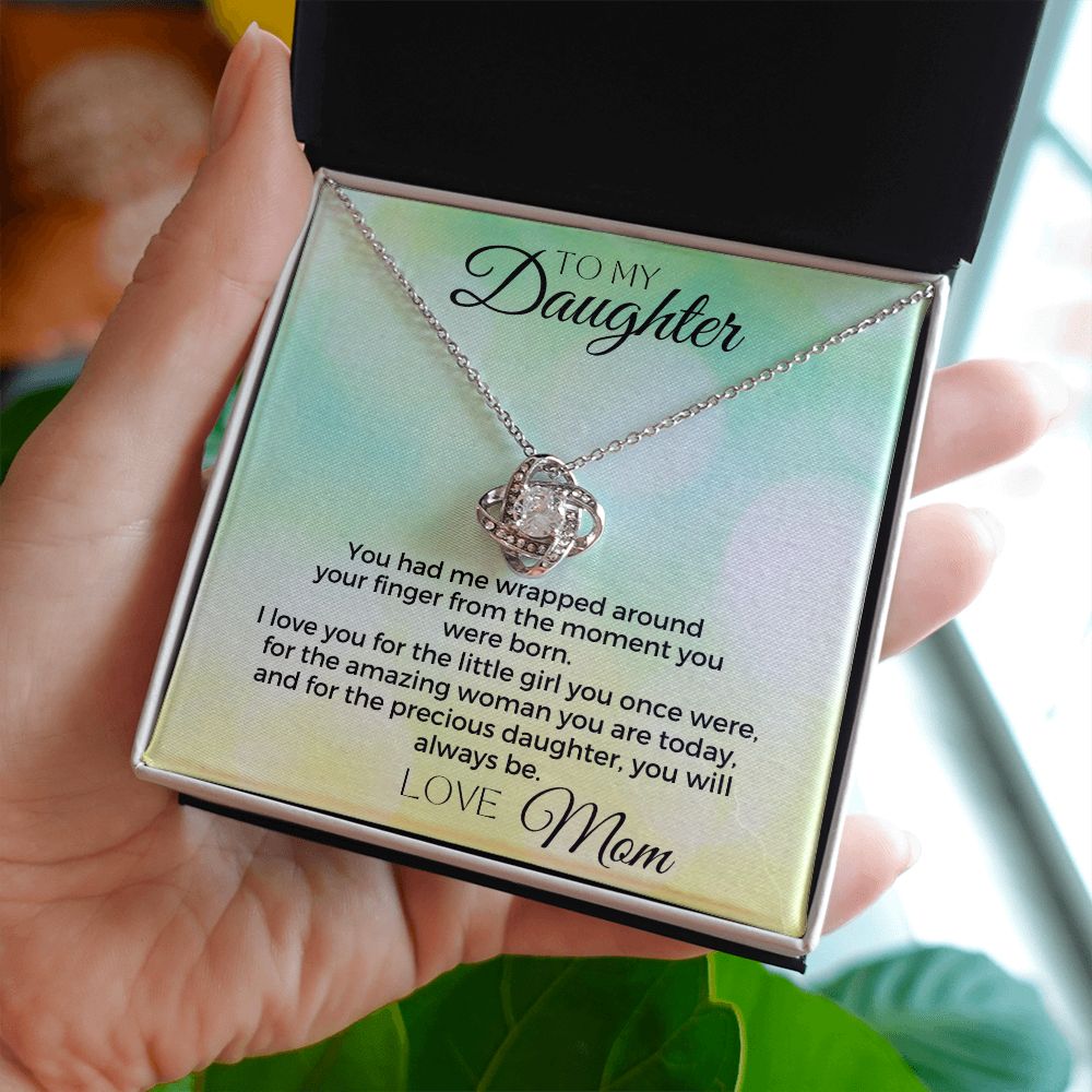 To My Daughter - Wrapped Around Your Finger from Mom(Etsy)