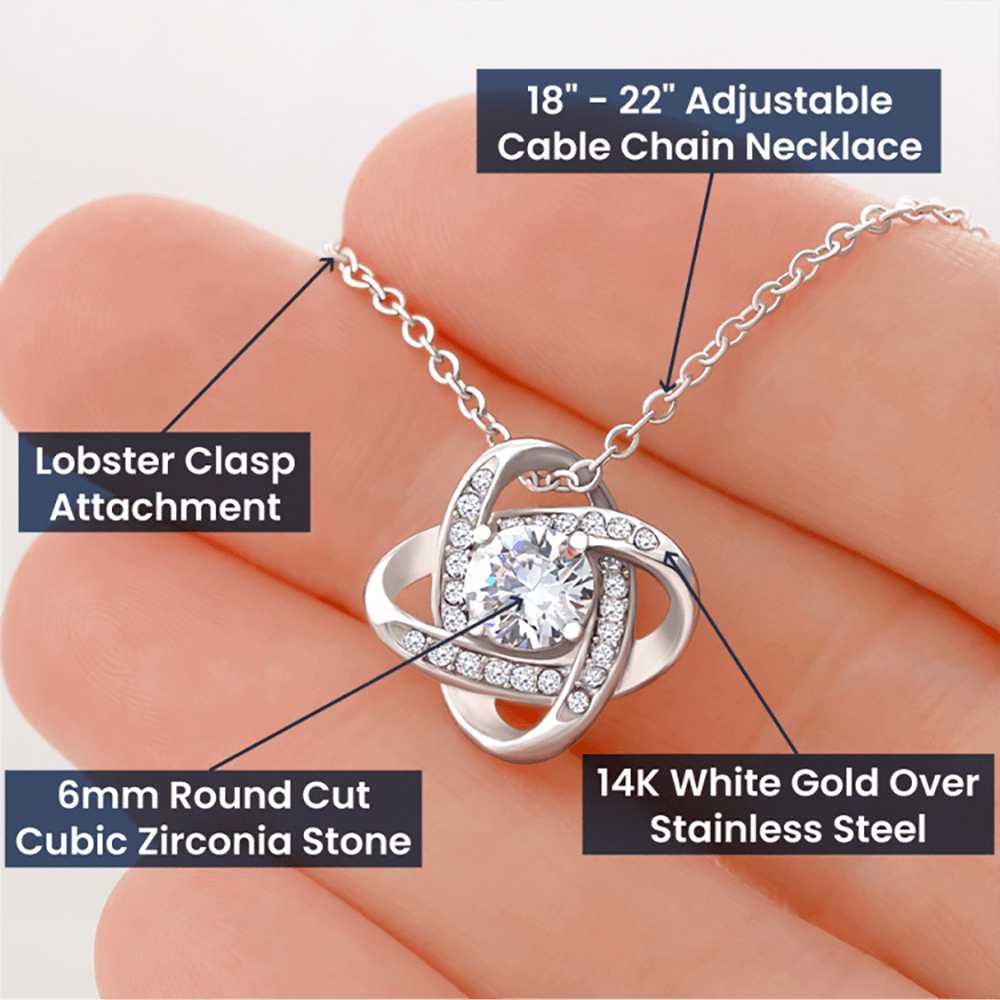 Never Forget How Much I Love You Granddaughter Necklace