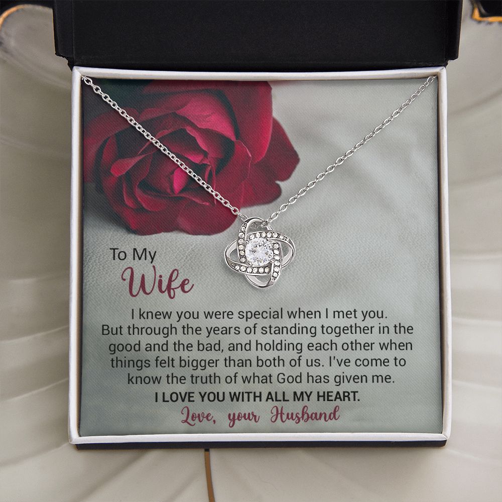 To My Wife - I Knew You Were Special When I Met You