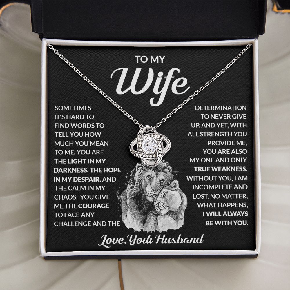[ALMOST SOLD OUT] To My Wife "Calm in My Chaos" Necklace