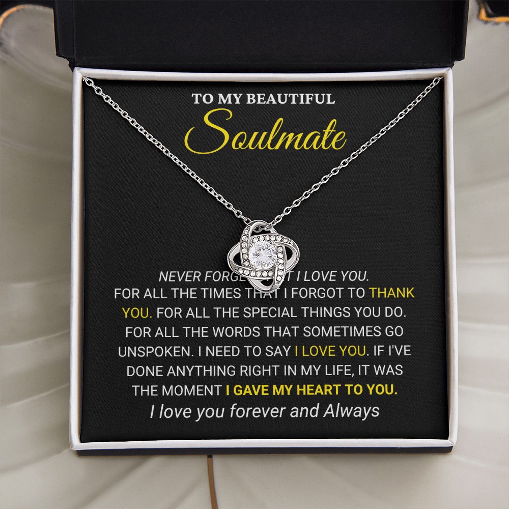To My Soulmate- Never Forget That I Love You (ETSY)