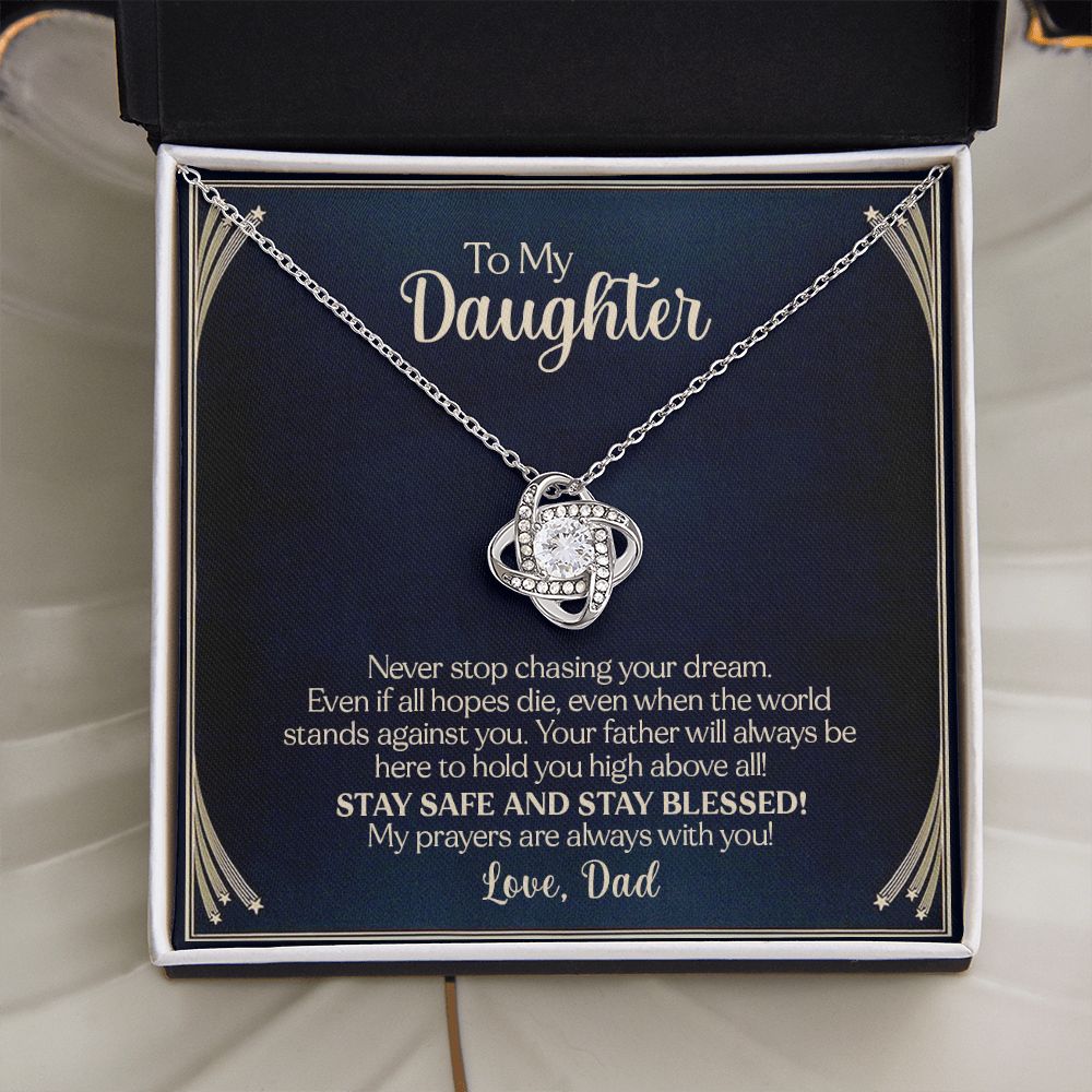 To My Daughter - Never Stop Chasing Your Dream (Etsy)
