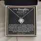 To My Daughter From Dad - Remember Your Dreams and Work Hard (ETSY)