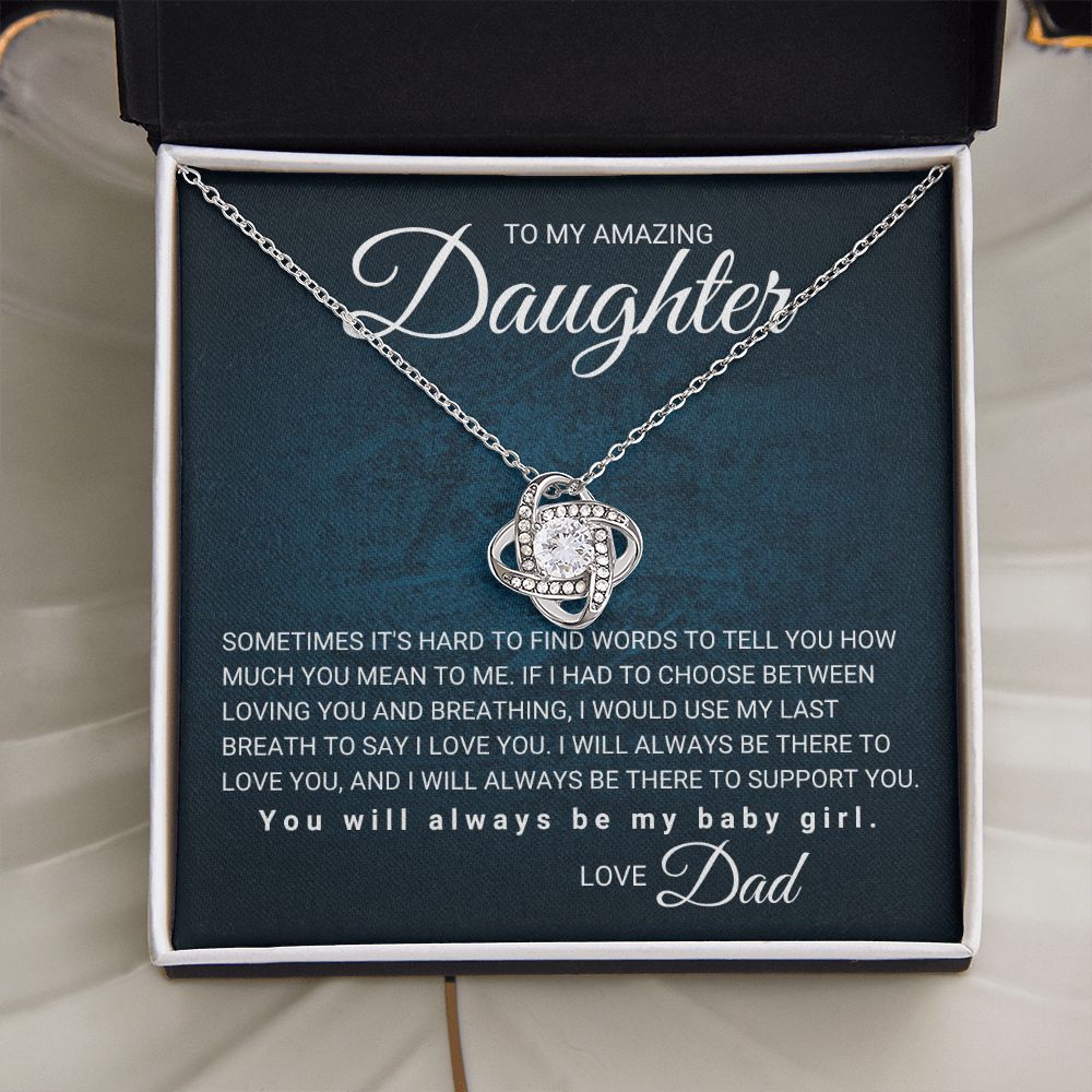 To My Daughter - Always Be My Baby Girl (ETSY)