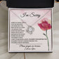 I Am Sorry - pink rose (ETSY)