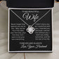 To My Wife - Forever and Always - blackversion (ETSY)