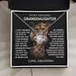 To My Granddaughter - Believe Deep in Your Heart (ETSY)