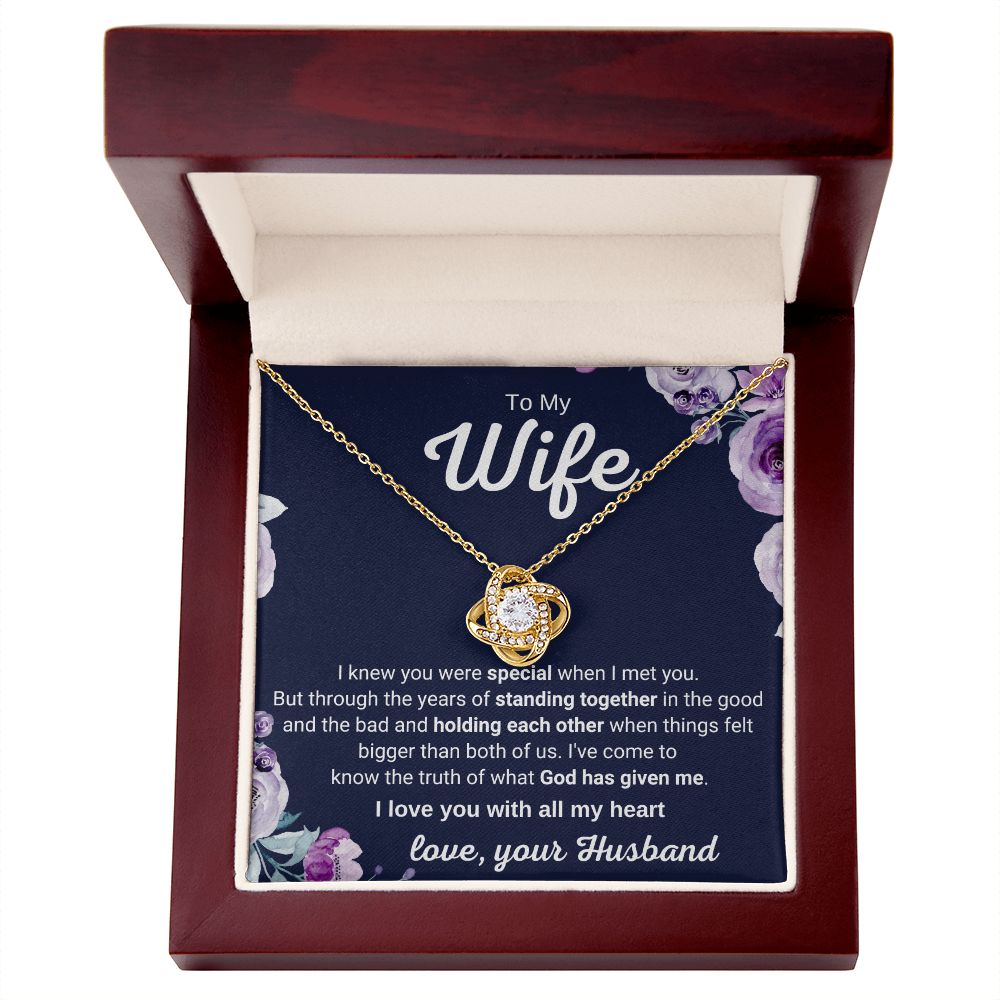 To My Wife - I Knew You Were Special When I Met You
