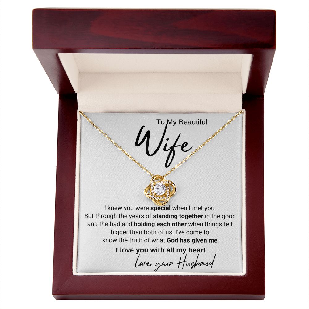 To My Wife - I Knew You Were Special When I Met You