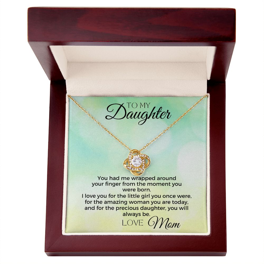 To My Daughter - Wrapped Around Your Finger from Mom(Etsy)