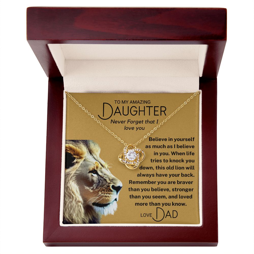 To My Daughter - Believe in Yourself - Lion
