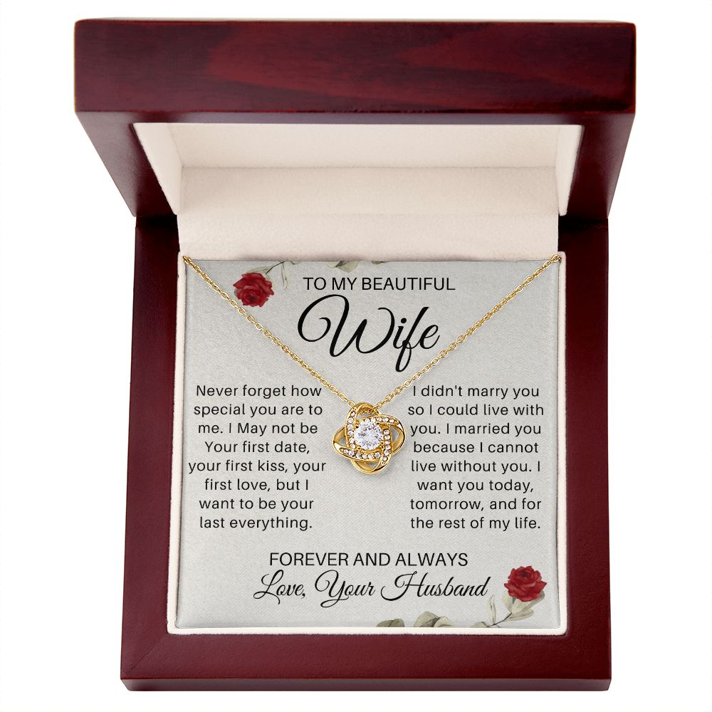 To My Wife - Forever and Always - roseversion (ETSY)