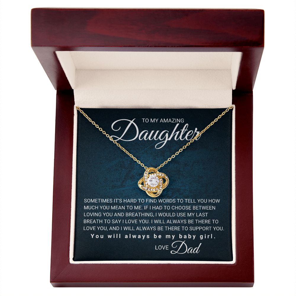 To My Daughter - Always Be My Baby Girl (ETSY)