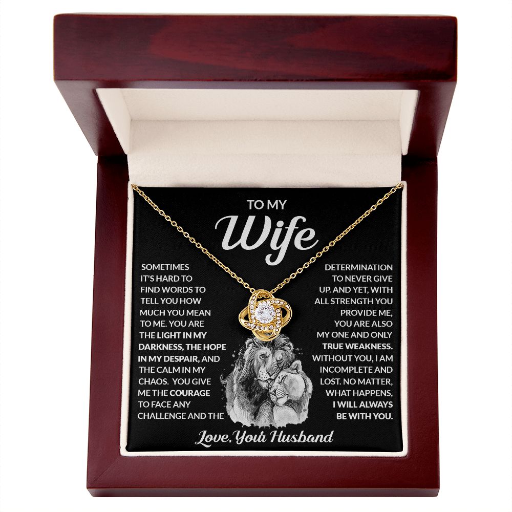 [ALMOST SOLD OUT] To My Wife "Calm in My Chaos" Necklace