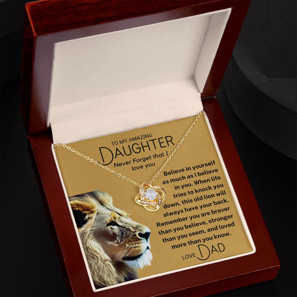 To My Daughter - Believe in Yourself - Lion