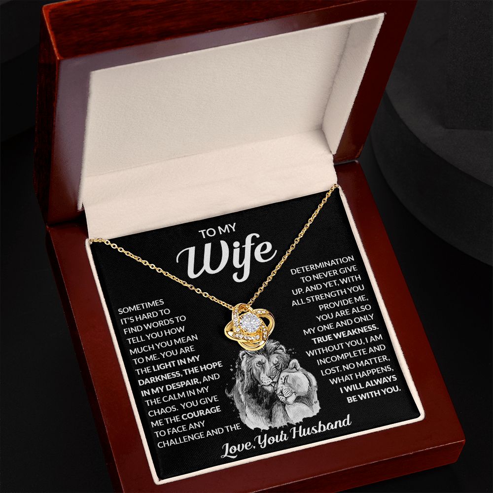 [ALMOST SOLD OUT] To My Wife "Calm in My Chaos" Necklace