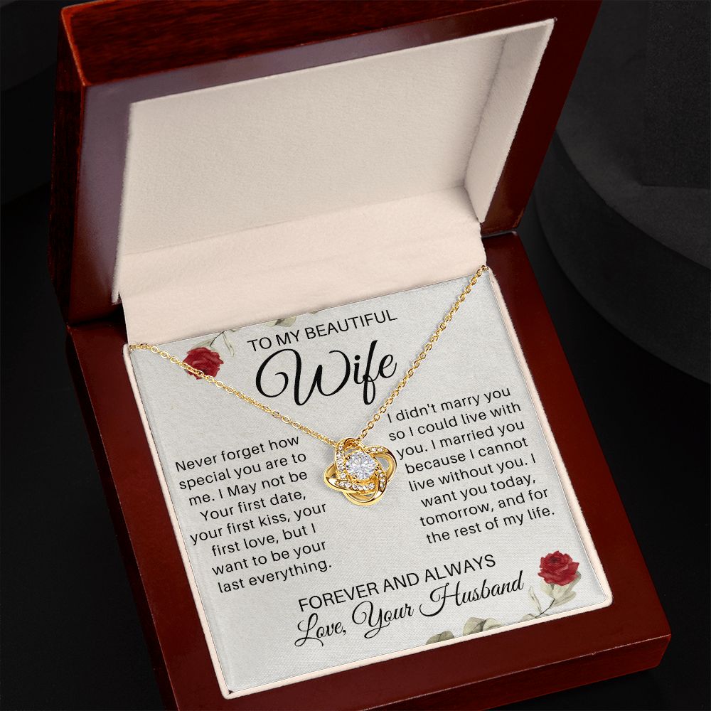 To My Wife - Forever and Always - roseversion (ETSY)