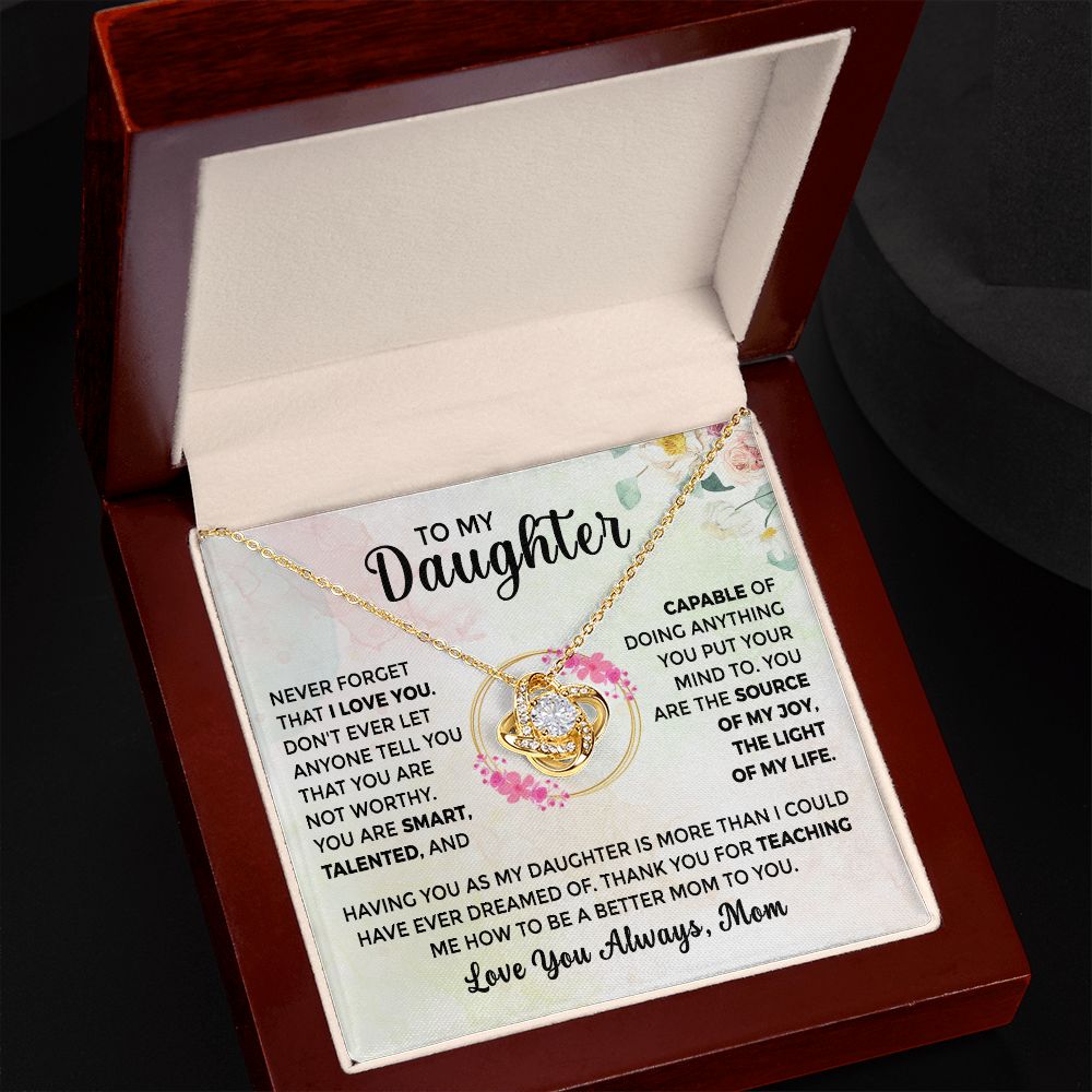 To My Daughter - Thank You for Teaching Me How to Be a Better Mom (ETSY)