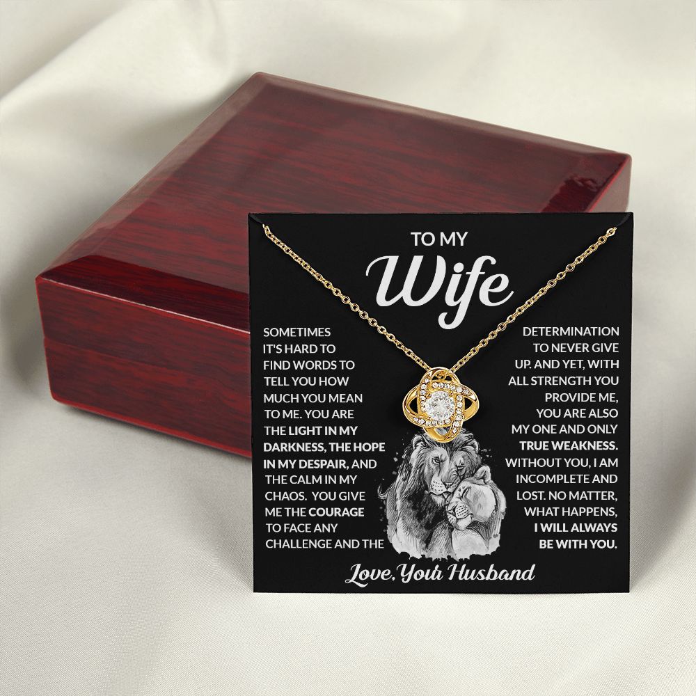[ALMOST SOLD OUT] To My Wife "Calm in My Chaos" Necklace