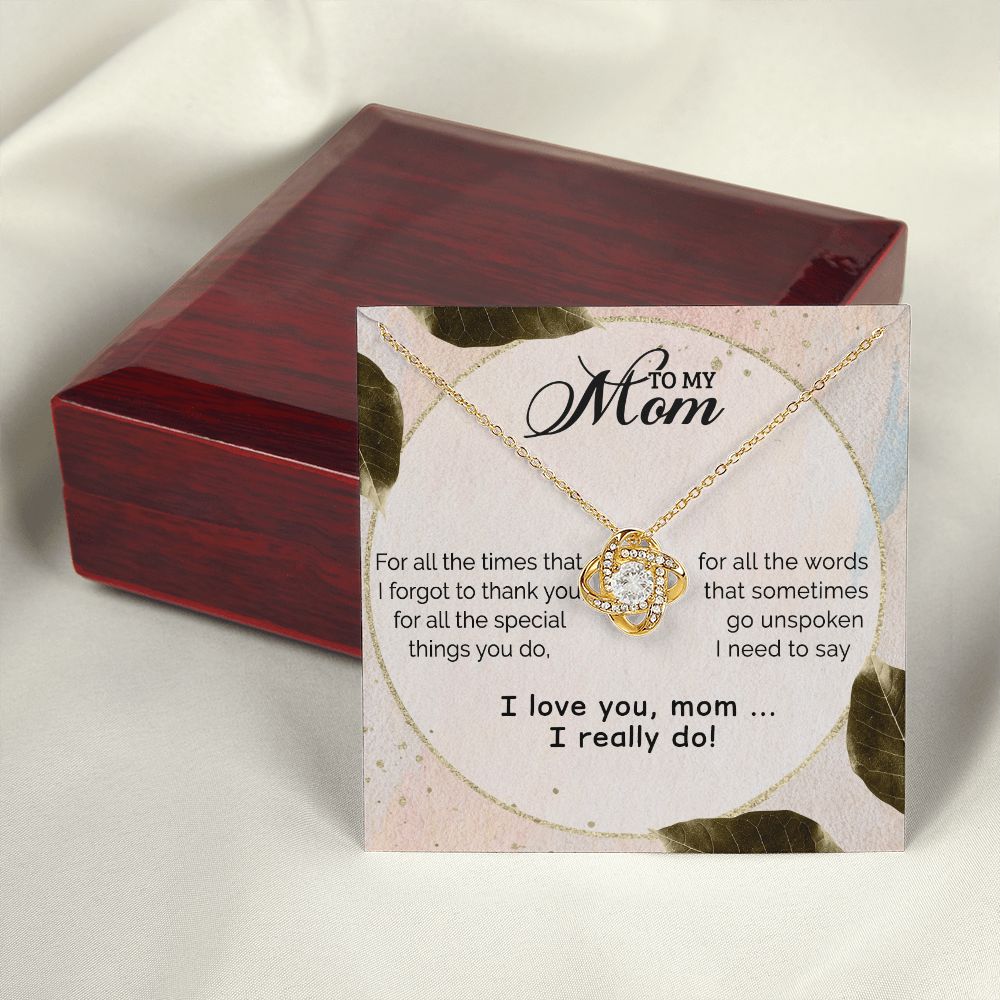 To My Mom-I Love You