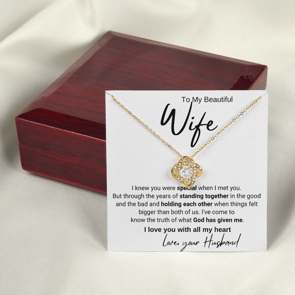 To My Wife - I Knew You Were Special When I Met You