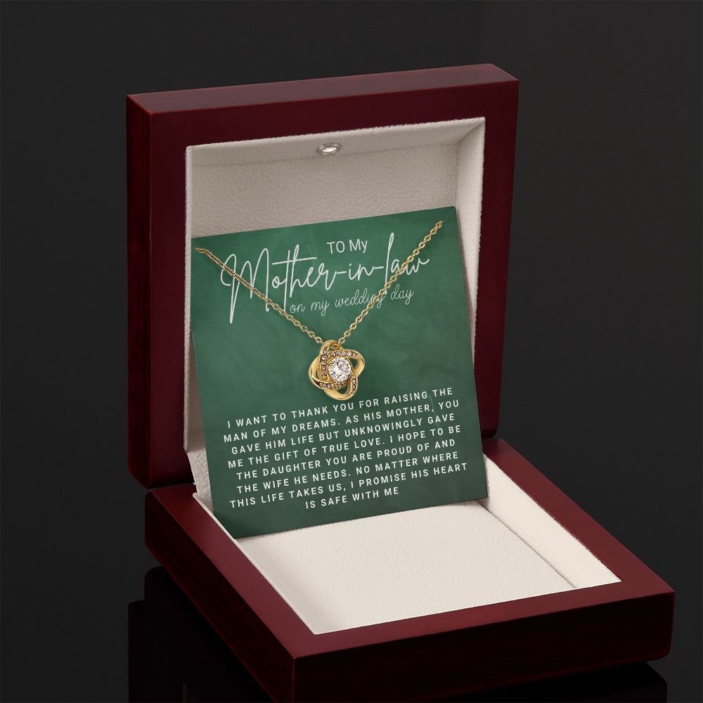 To my mother in law on my wedding day(ETSY)