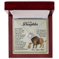 To My Daughter - Look Right Beside You Old Lion (ETSY)