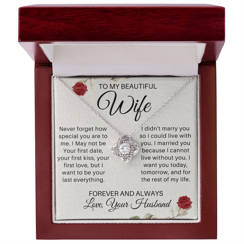 To My Wife - Forever and Always - roseversion (ETSY)