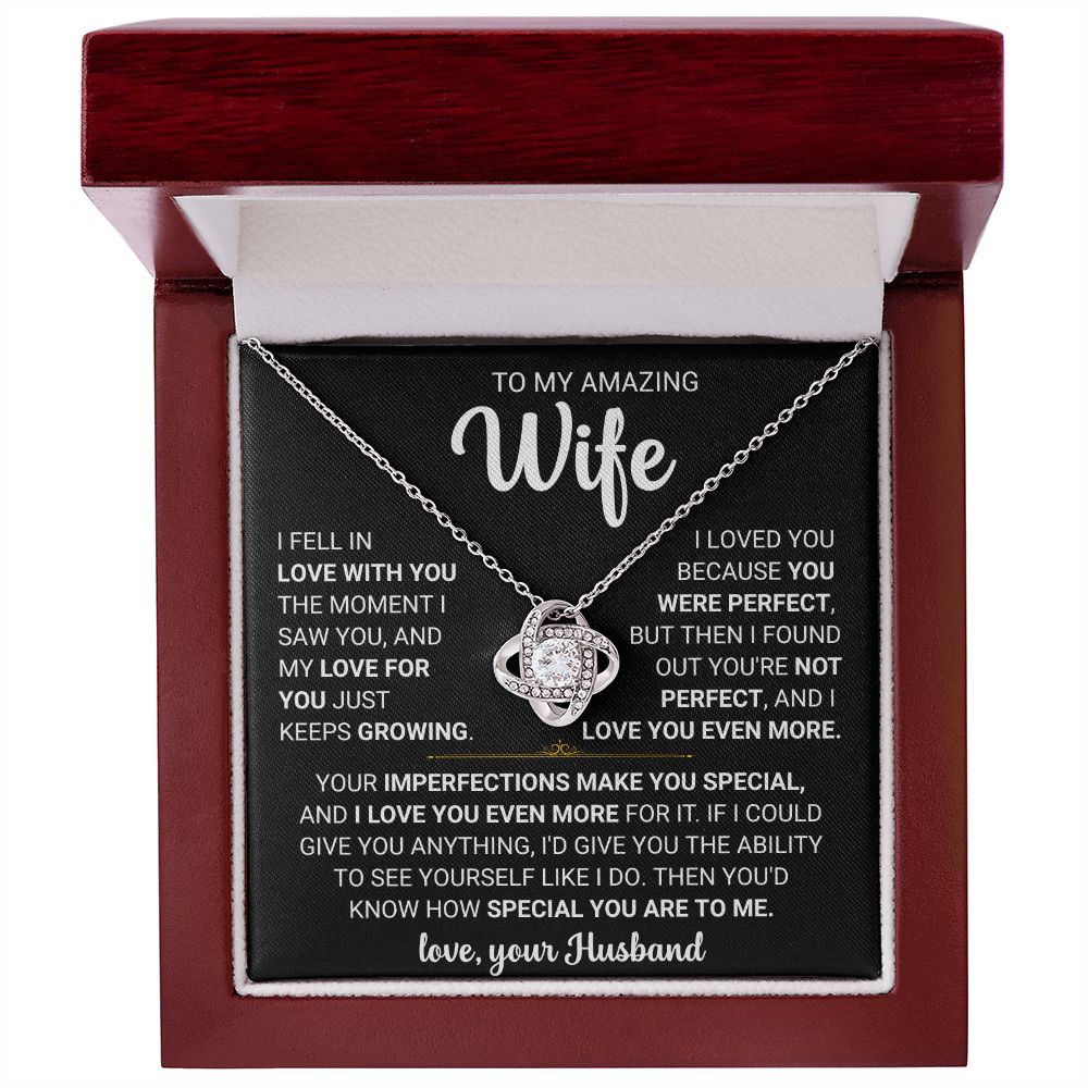 To My Wife_Imperfections Make You Special (ETSY)