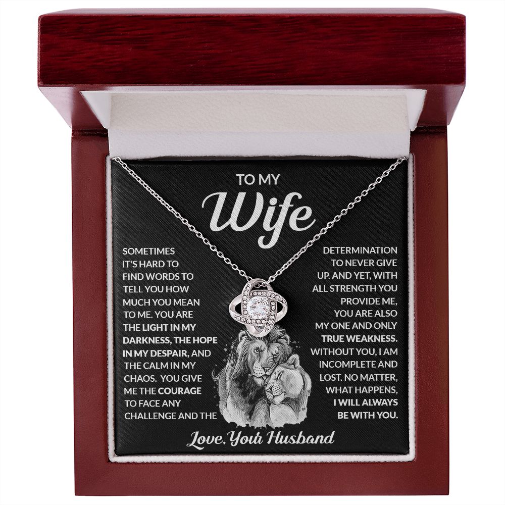 [ALMOST SOLD OUT] To My Wife "Calm in My Chaos" Necklace