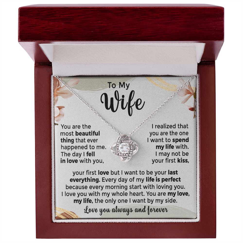 To My Wife - You are the Most Beautiful Thing that Ever Happened to Me (ETSY)