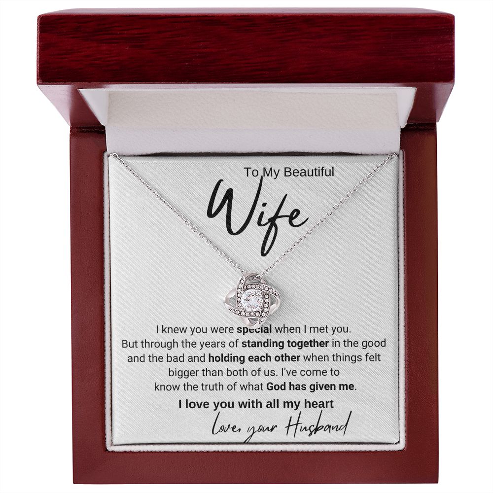 To My Wife - I Knew You Were Special When I Met You