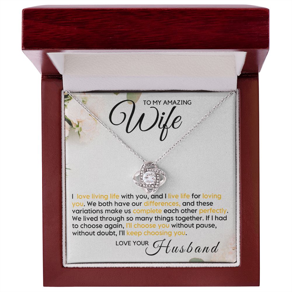 To My Wife - Live Life Loving You (ETSY)